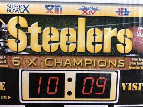 steelers metal box|steelers box score today.